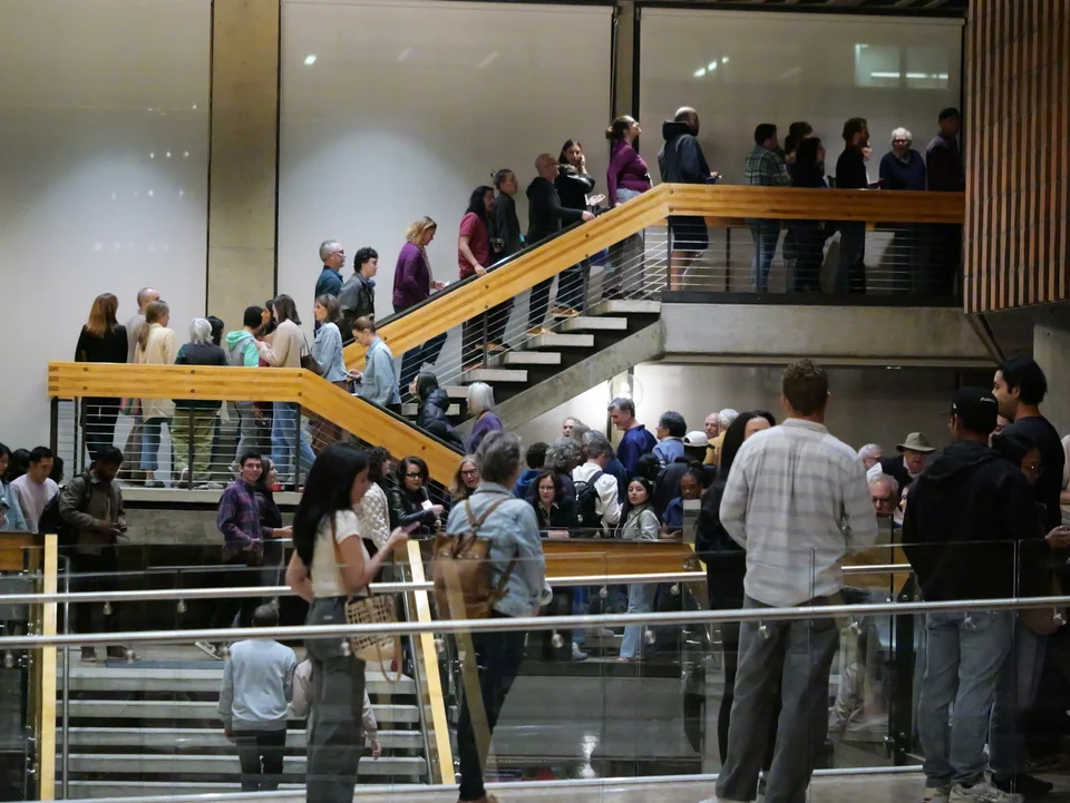 "Michael Pollan & Christof Koch: A Journey into Consciousness" at Zellerbach Hall at UC Berkeley. — photo 17