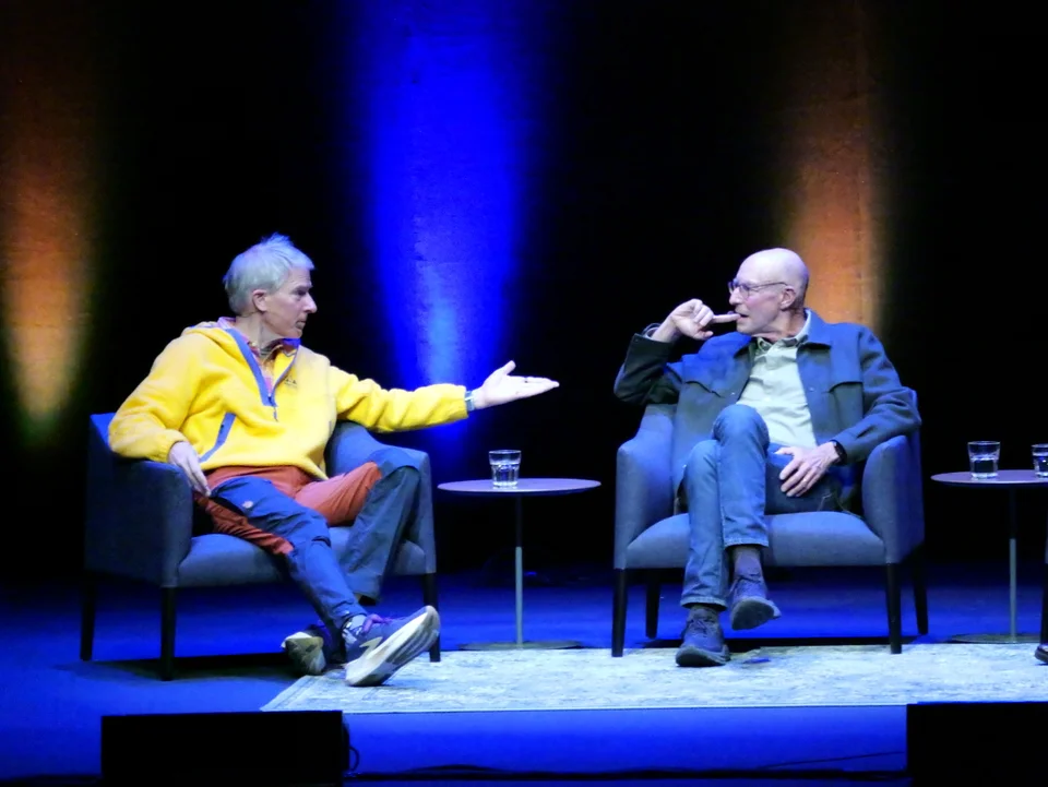 "Michael Pollan & Christof Koch: A Journey into Consciousness" at Zellerbach Hall at UC Berkeley. — photo 1