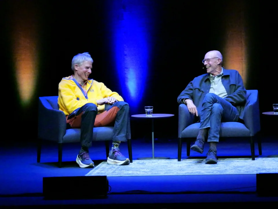 "Michael Pollan & Christof Koch: A Journey into Consciousness" at Zellerbach Hall at UC Berkeley. — photo 5